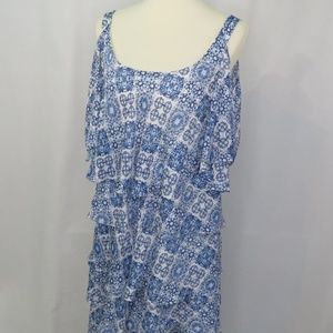 Signature by Robbie Bee Cold Shoulder Dress sz 14